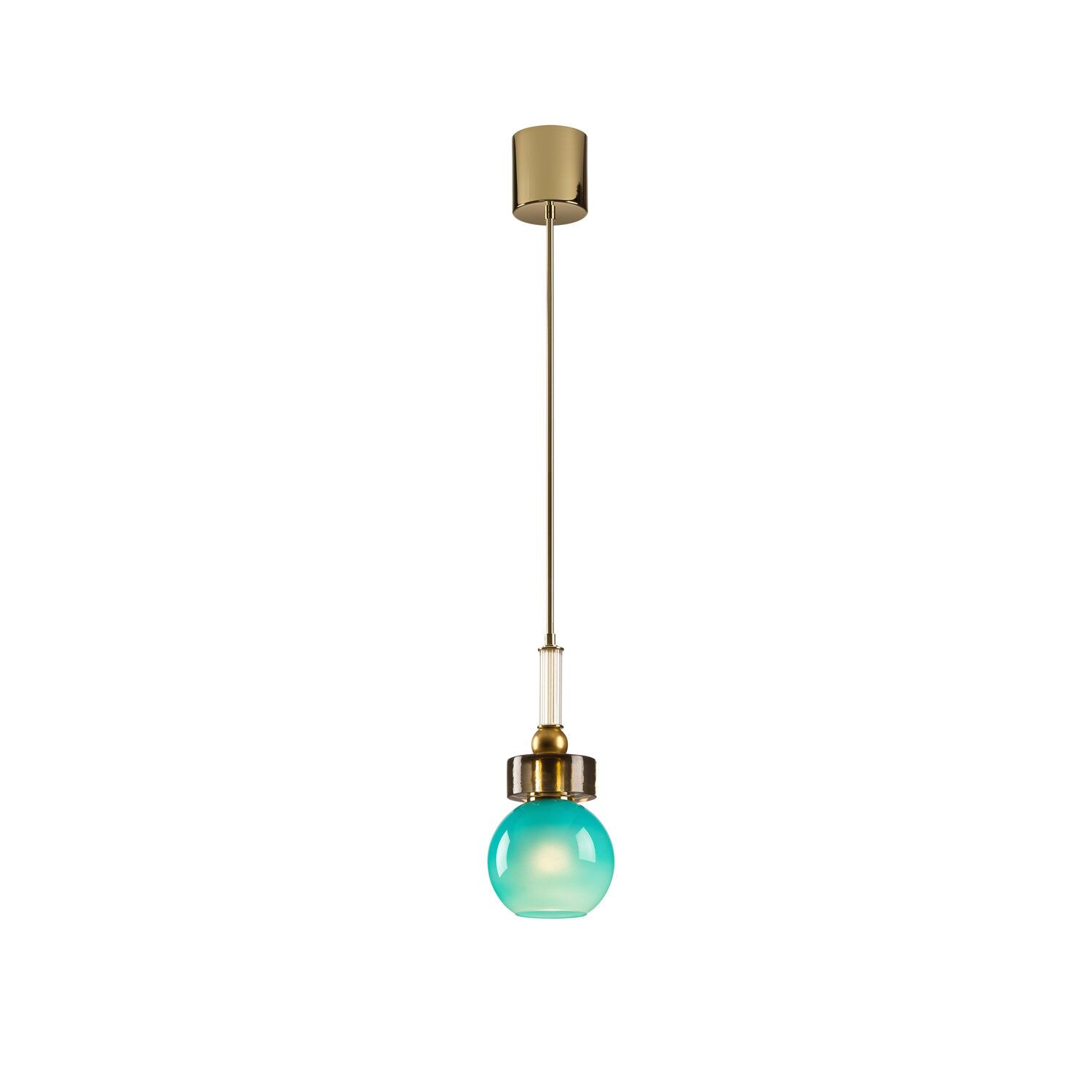 Потолочный светильник Lolite Etienne Pendant Light - Aquamarine & Transparent — Villari, кадр 3