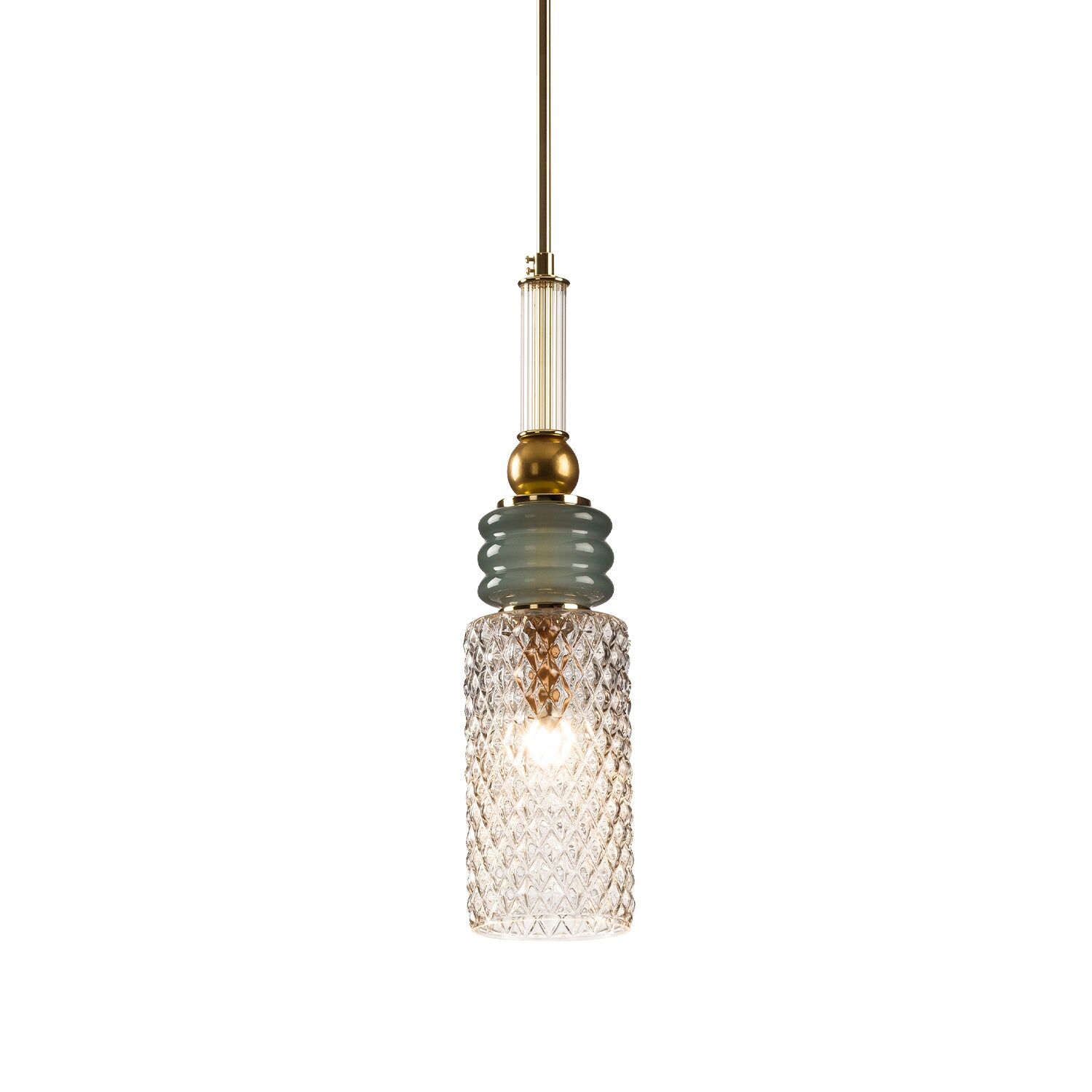 Ceiling lights Lolite Josephine Pendant Light - Green & Transparent — Villari, collection Свет