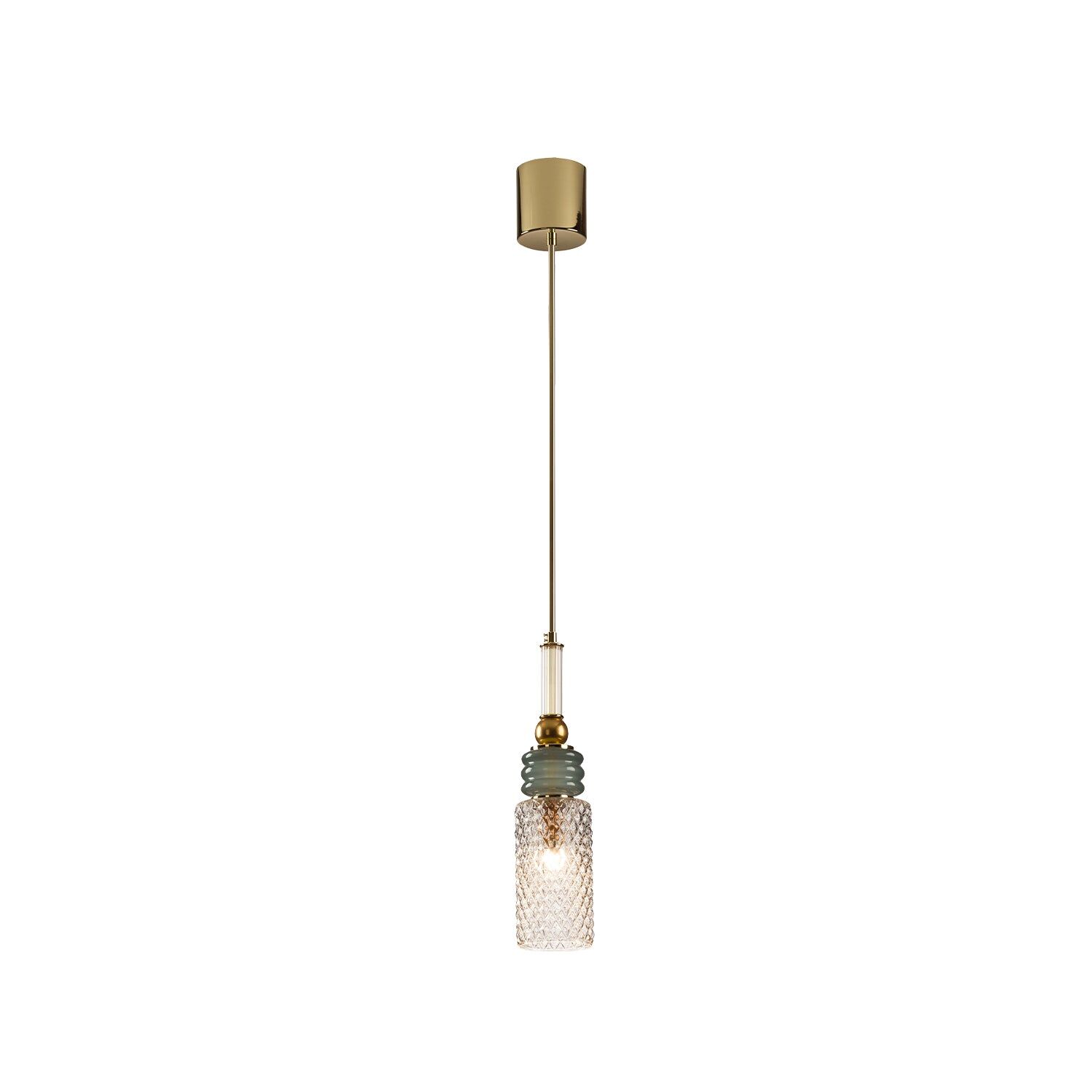Потолочный светильник Lolite Josephine Pendant Light - Green & Transparent — Villari, кадр 3