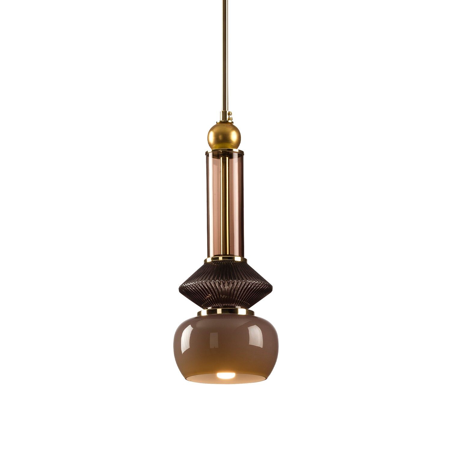 Ceiling lights Lolite Marie Pendant Light - Brown & Transparent — Villari, collection Свет