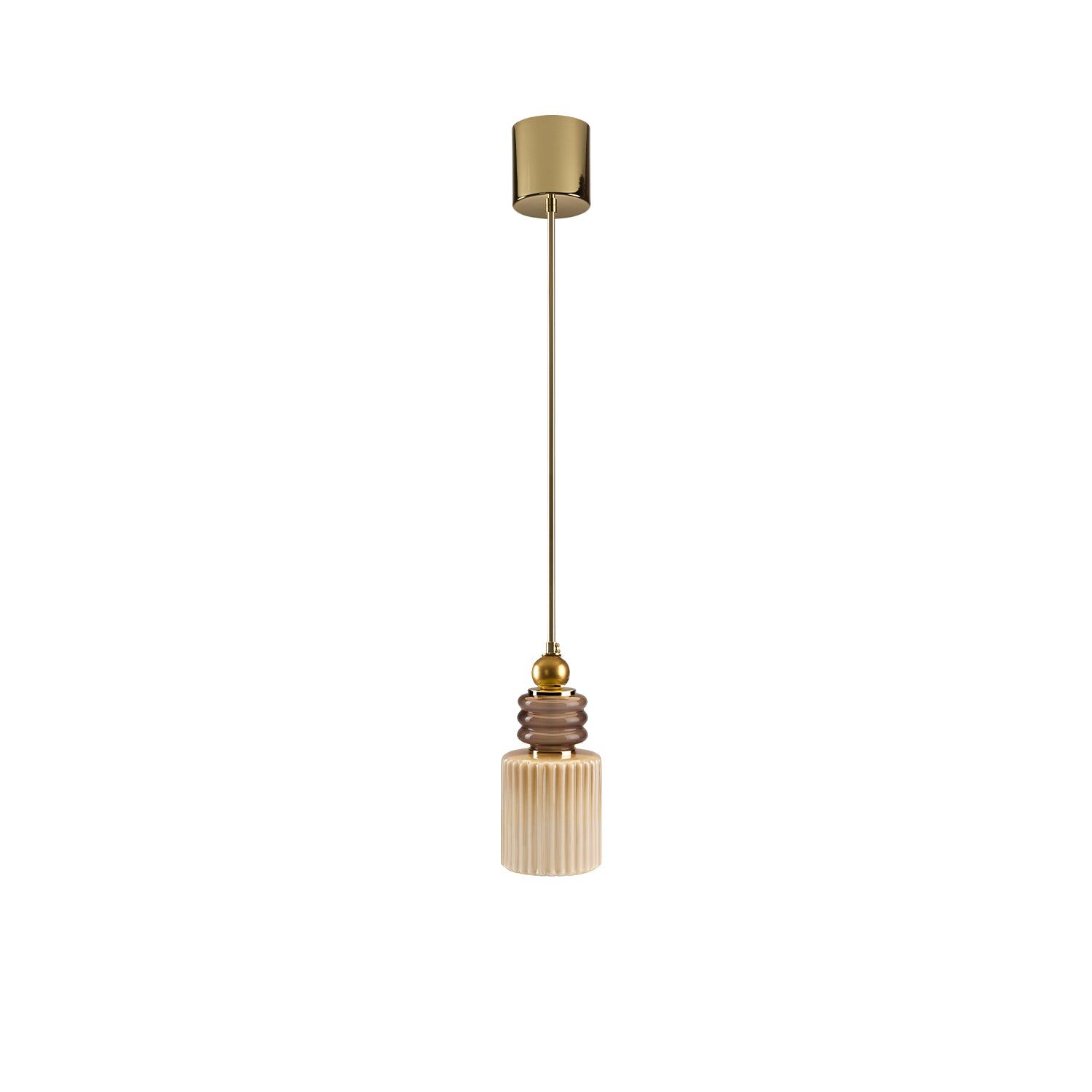 Потолочный светильник Lolite Silvy Pendant Light - Brown — Villari, кадр 3
