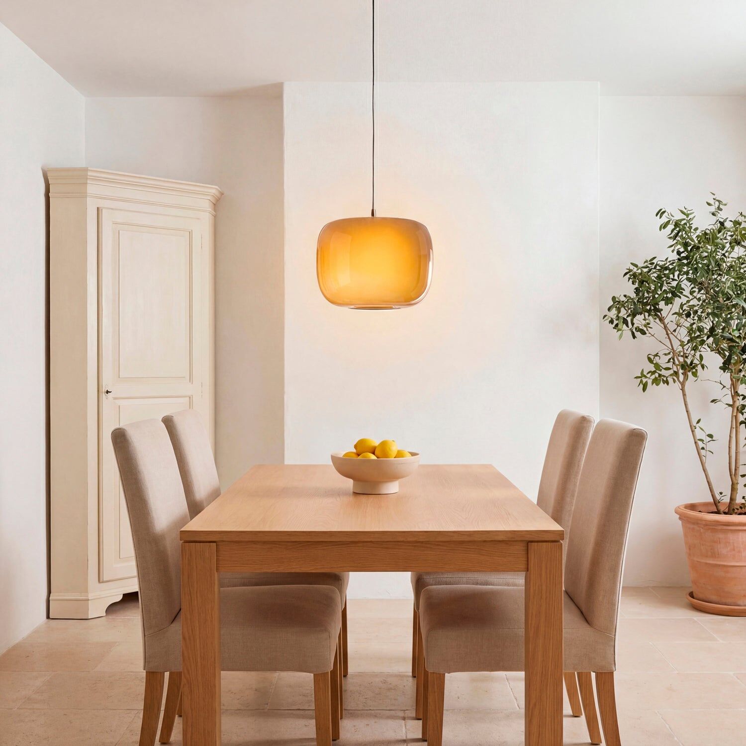 Потолочный светильник Specchia Pendant Light - Amber Shiny — Villari, кадр 2