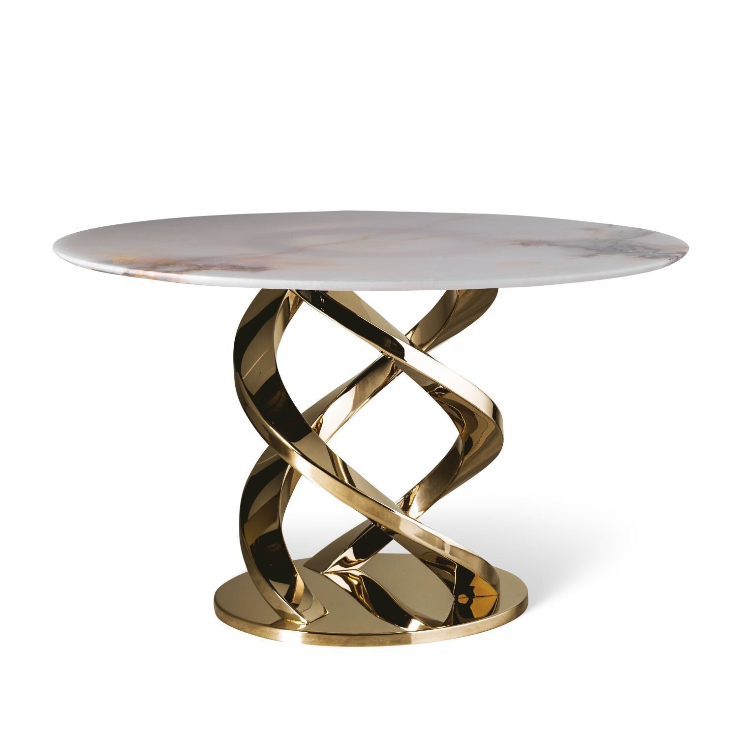 Dining tables Cerberus Dining Table - Onyx Gold & Gold — Villari, collection Мебель