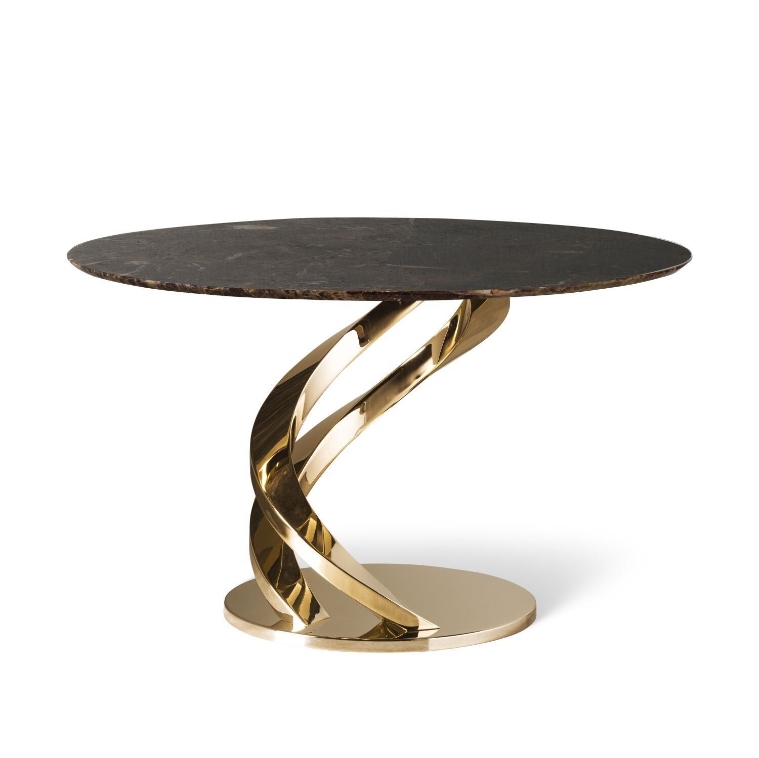 Dining tables Eclypse Dining Table - Dark Emperador & Gold — Villari, collection Мебель