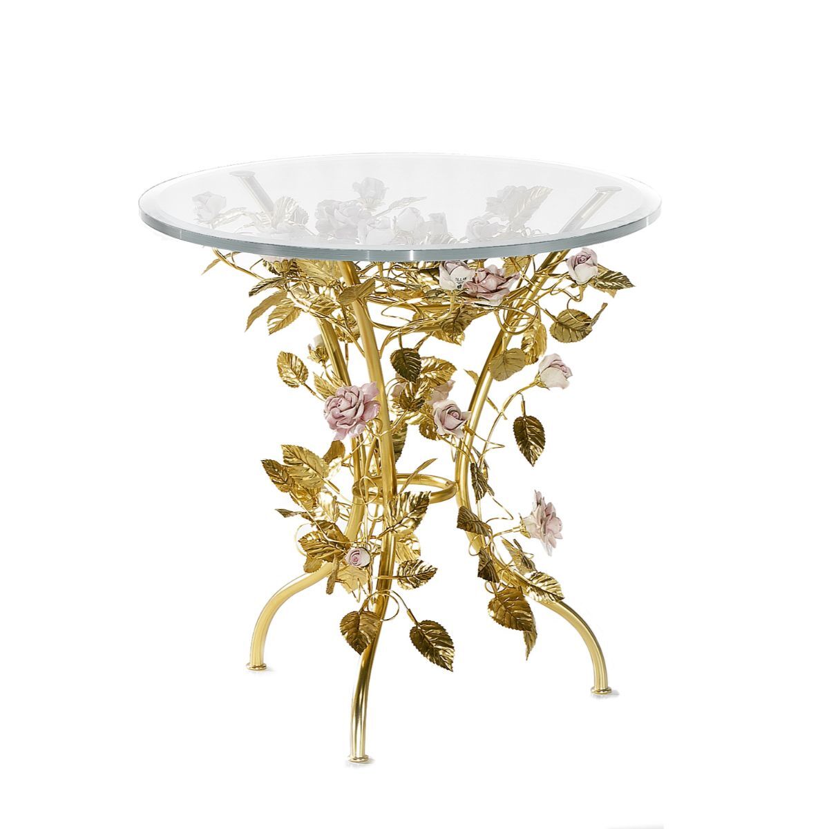 Журнальный стол Maire-Antoinette Coffee Table - Gold & Pink — Villari, коллекция Мебель