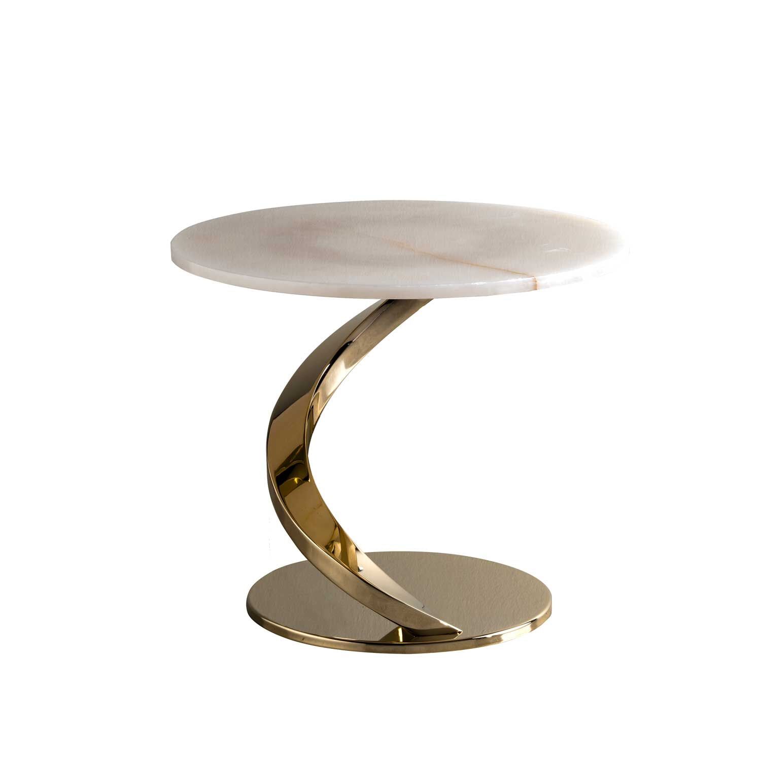 Журнальный стол Wave Coffee Table - Onyx & Gold — Villari, коллекция Мебель