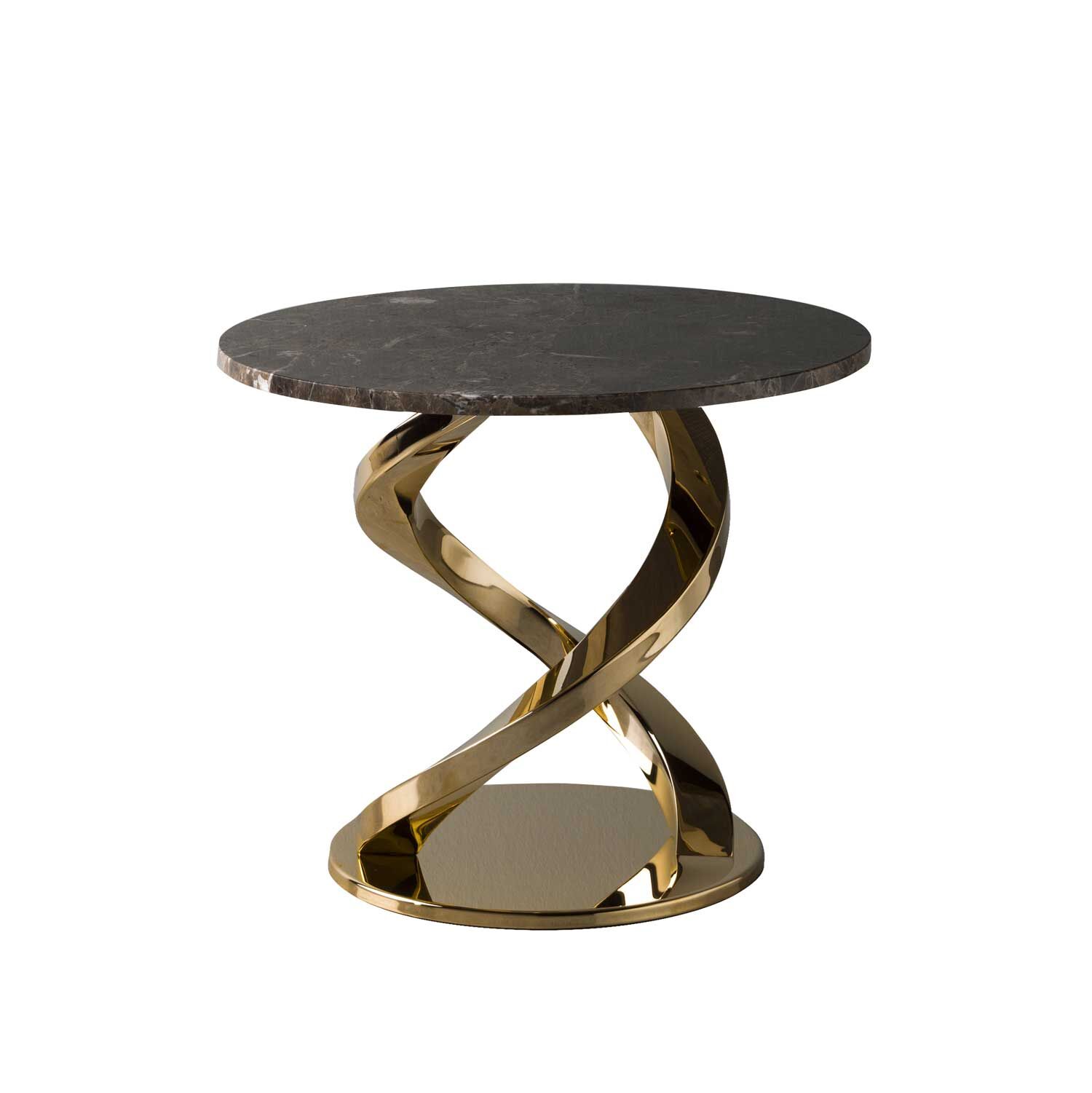 Журнальный стол Woman Coffee Table - Dark Emperador & Gold — Villari, коллекция Мебель