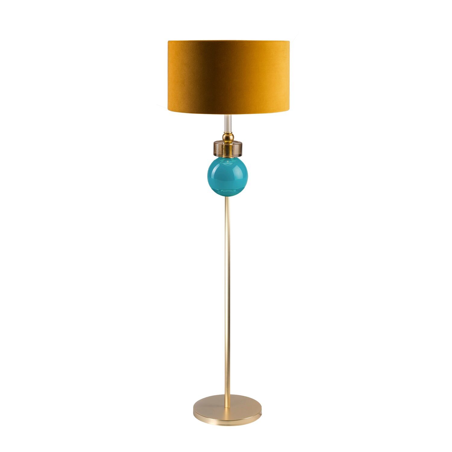 Floor lamps Lolite Etienne Floor Lamp - Aquamarine & Transparent — Villari, collection Свет