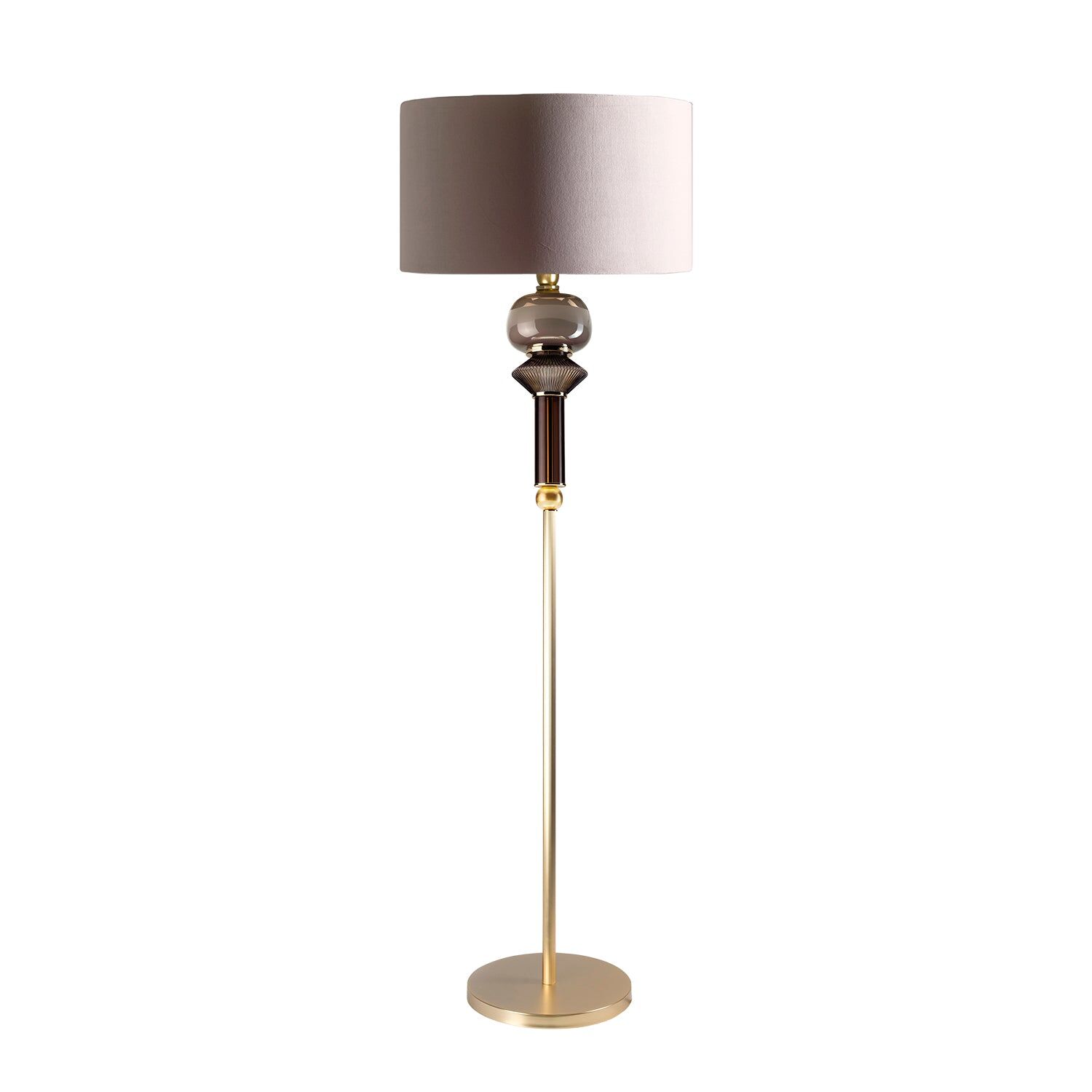 Floor lamps Lolite Marie Floor Lamp - Brown & Transparent — Villari, collection Свет