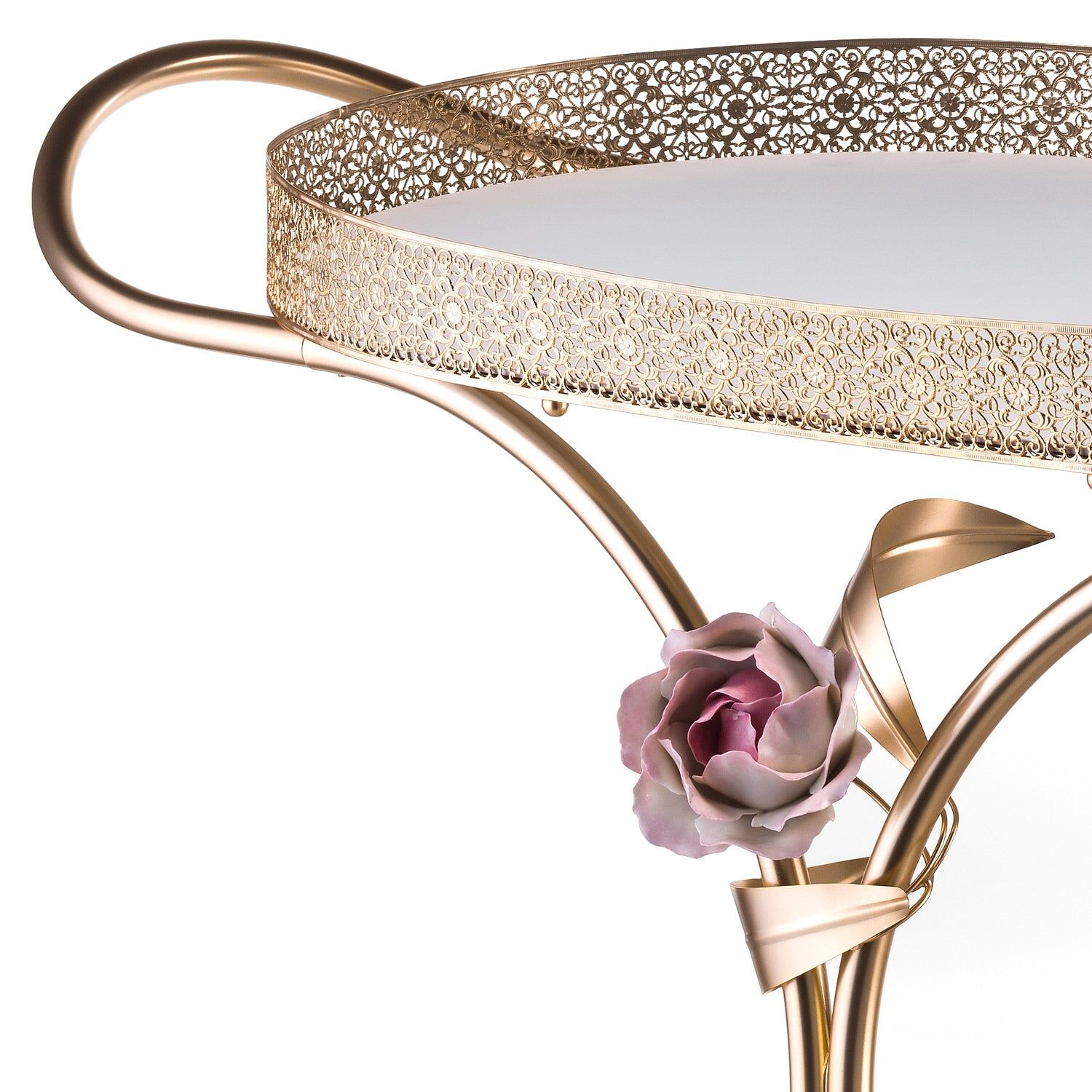Тумба Peony Tea Trolley - Pink & Gold — Villari, кадр 3
