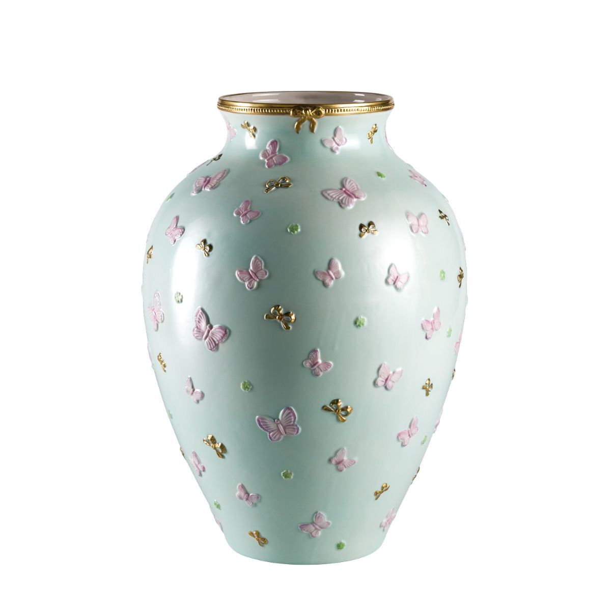 Vases Butterfly Large Vase - Aquamarine — Villari, collection Декор