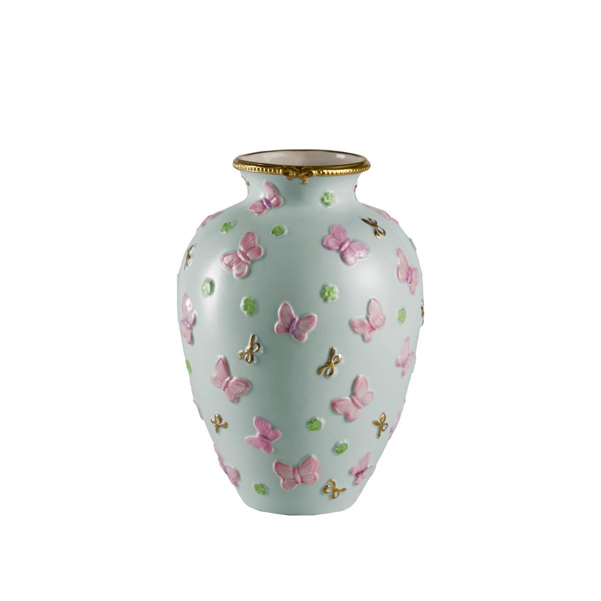 Vases Butterfly Small Vase - Aquamarine — Villari, collection Декор