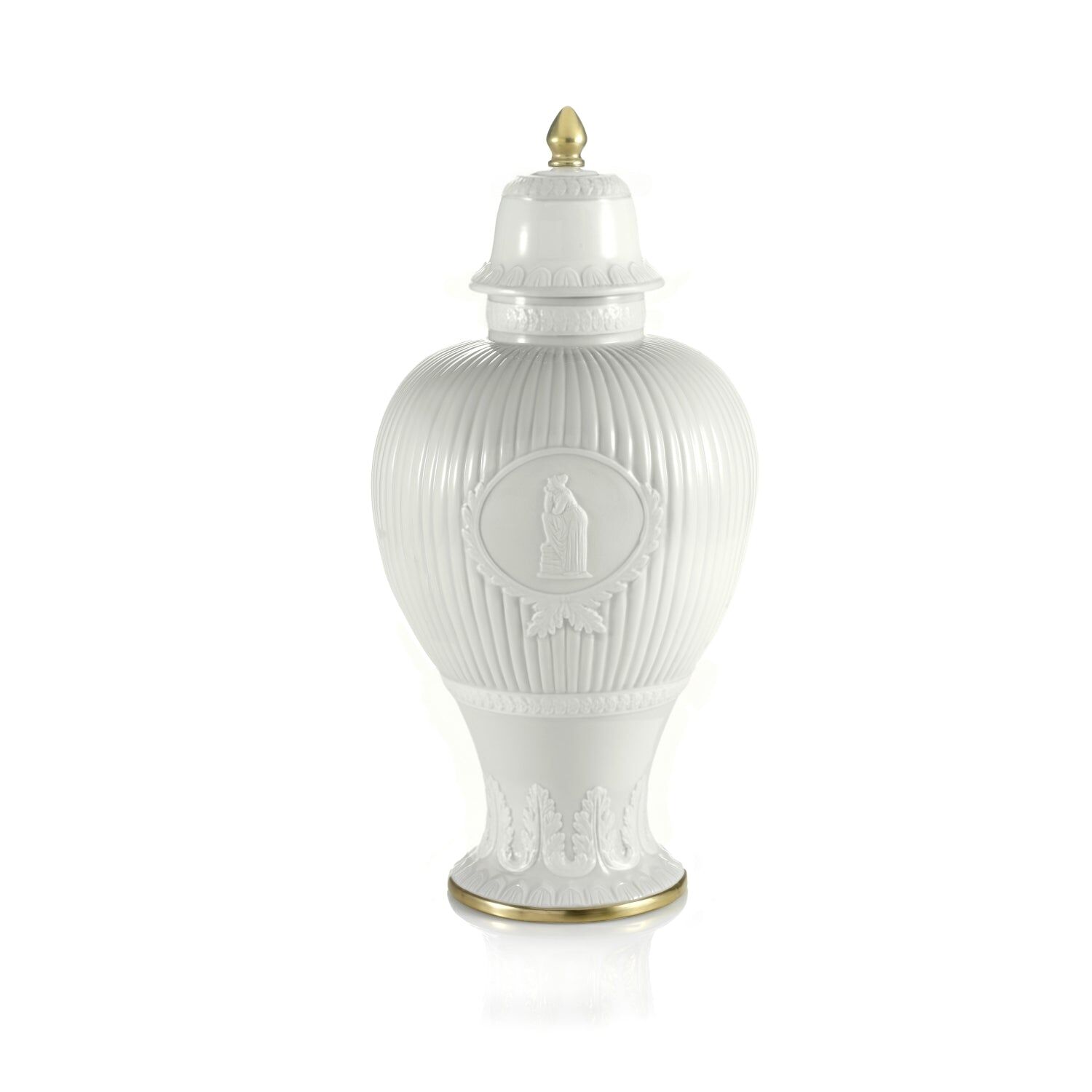 Vases Cameo Potiche - White — Villari, collection Декор