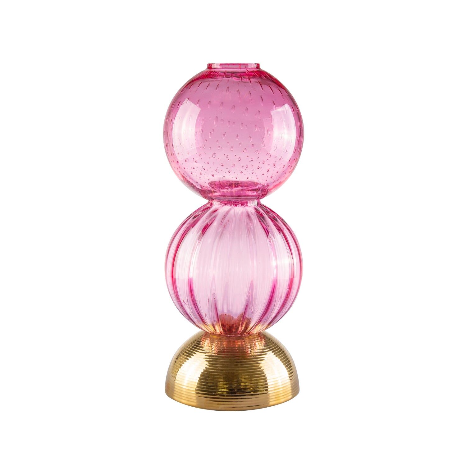 Vases Double Graal By Emanuele Pangrazi - Pink — Villari, collection Декор