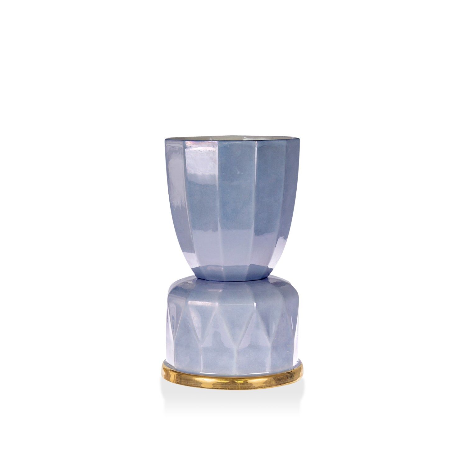 Vases Le Grazie - Aglaia By De Bona De Meo Vase - Pearly Avio — Villari, collection Декор