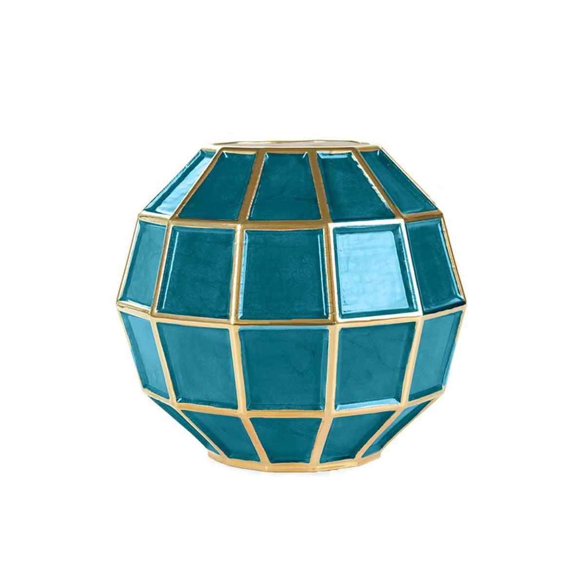 Vases Leonardo Vase - Octane & Gold — Villari, collection Декор