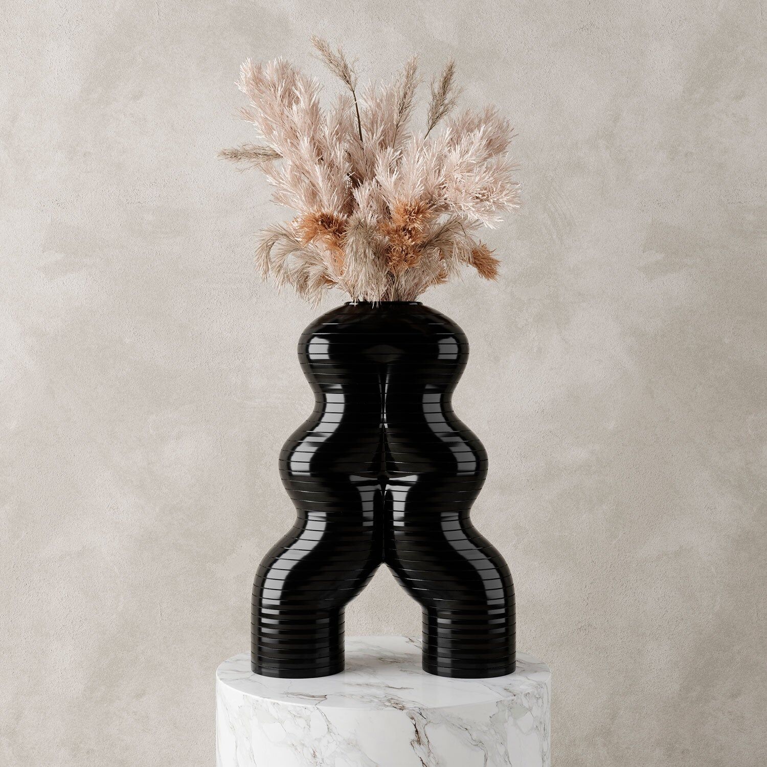 Ваза Let'S Dance By Elena Trevisan Large Vase - Black — Villari, кадр 2
