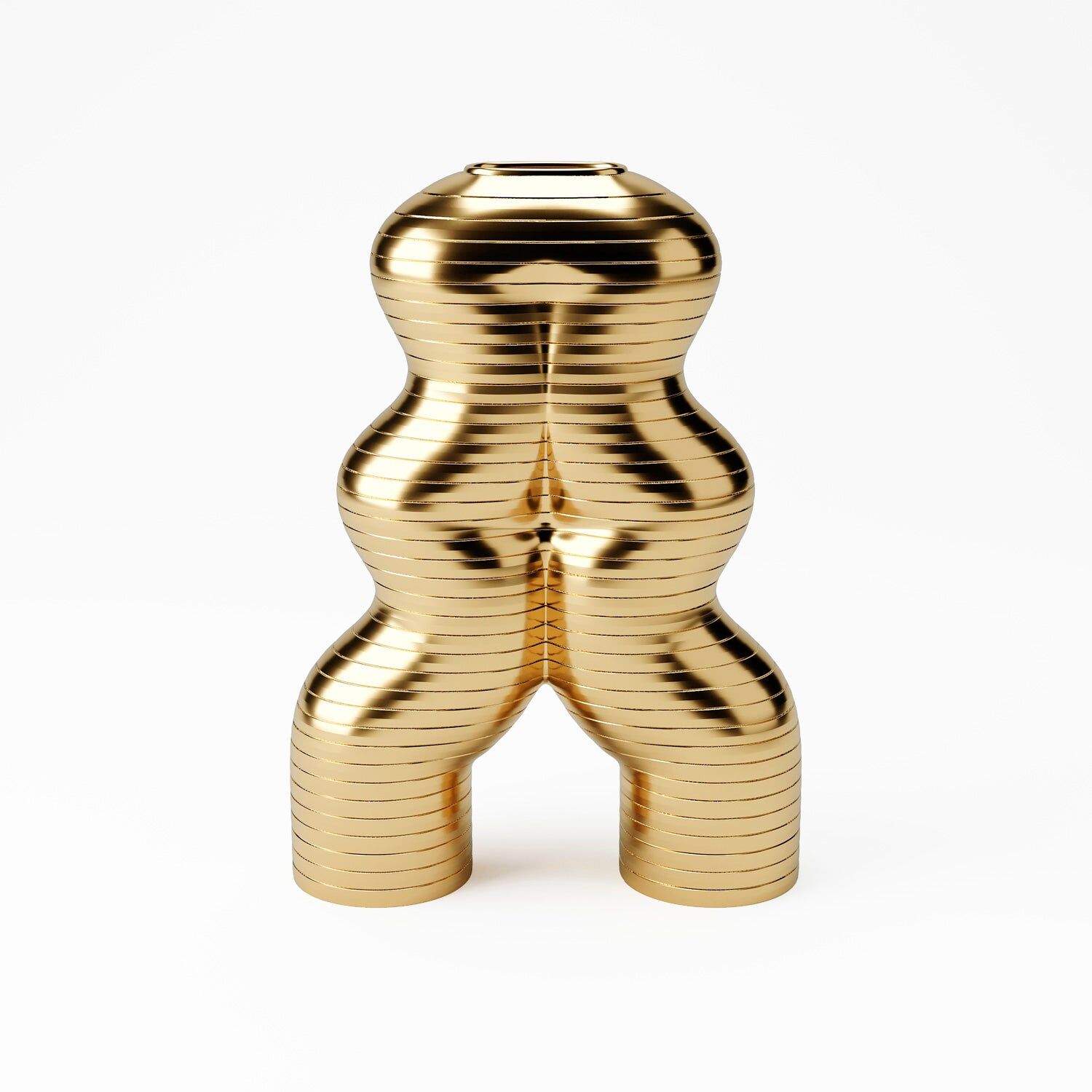 Vases Let'S Dance By Elena Trevisan Large Vase - Gold — Villari, collection Декор