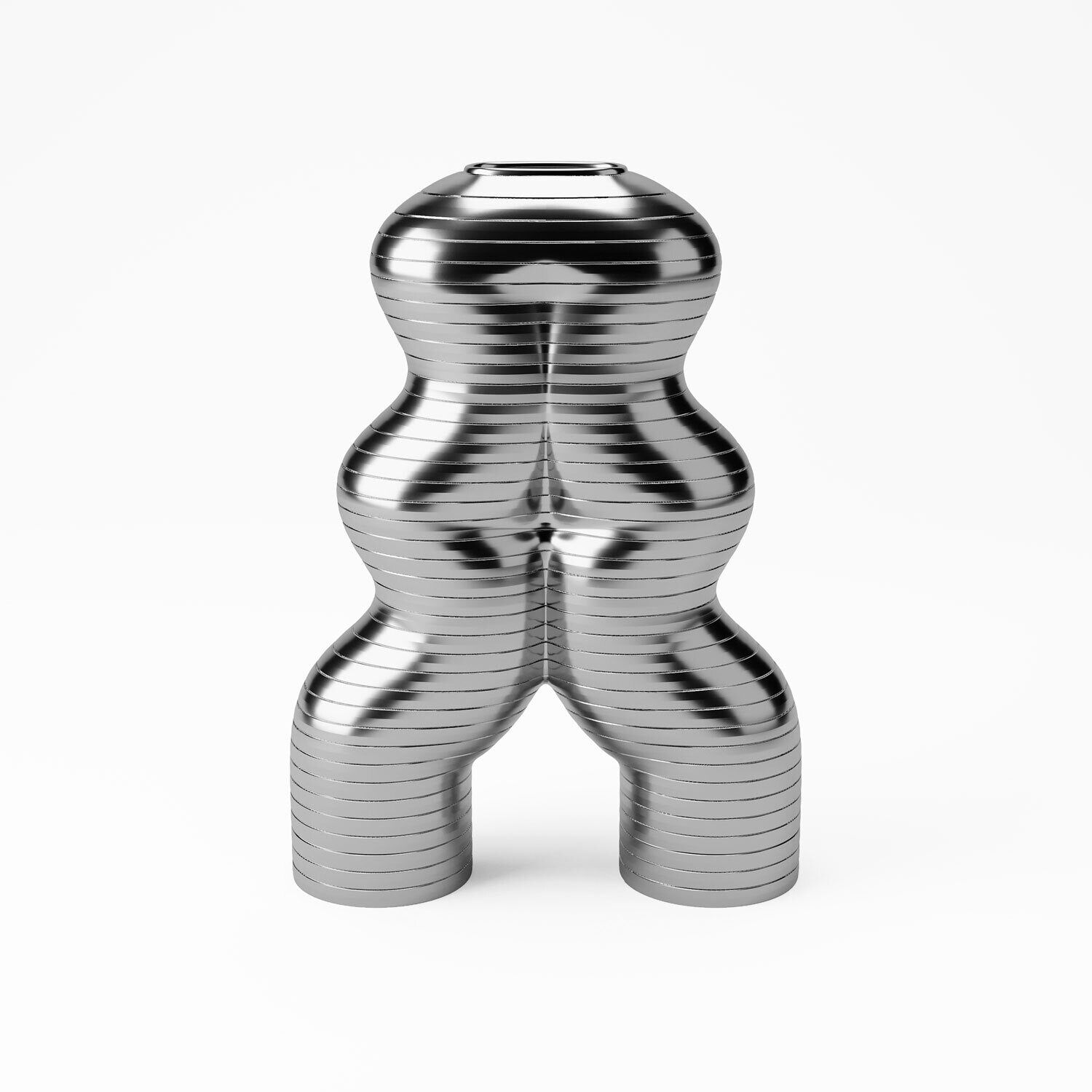 Vases Let'S Dance By Elena Trevisan Large Vase - Platinum — Villari, collection Декор