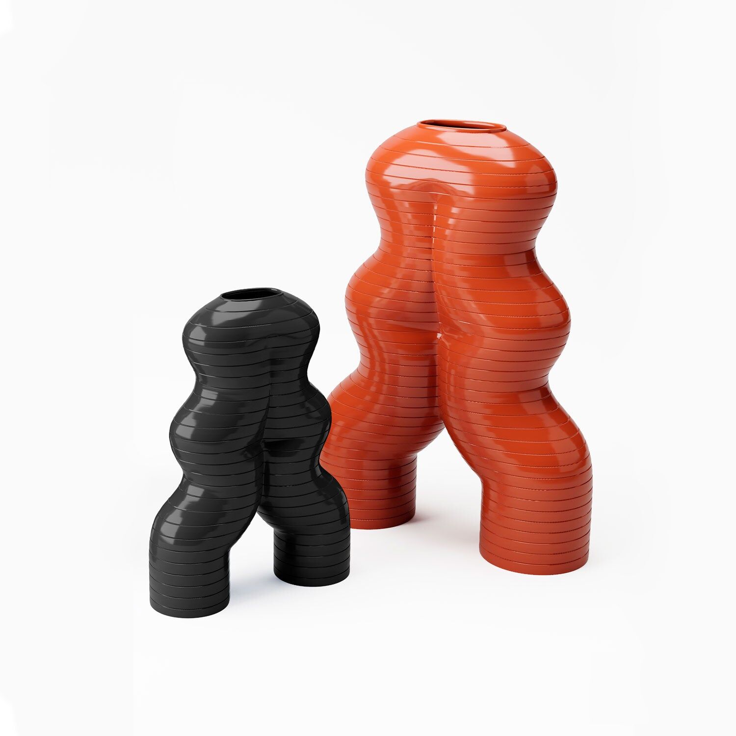 Ваза Let'S Dance By Elena Trevisan Small Vase - Black — Villari, кадр 2