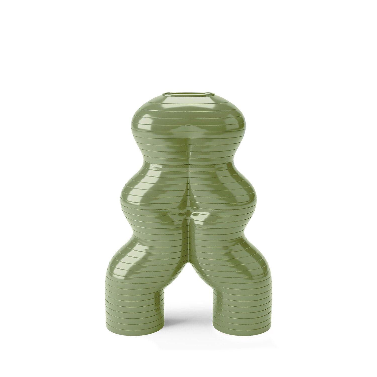 Vases Let'S Dance By Elena Trevisan Small Vase - Olive Green — Villari, collection Декор