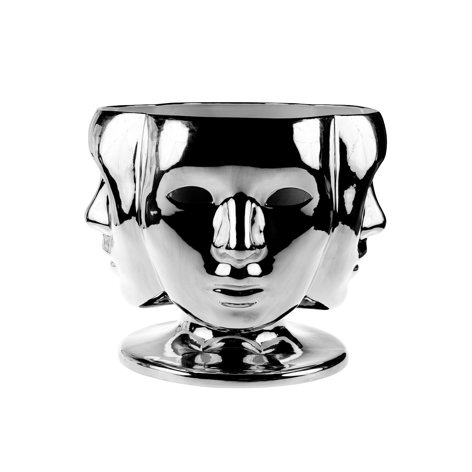 Vases Nobody By Fabio Novembre - Platinum — Villari, collection Декор