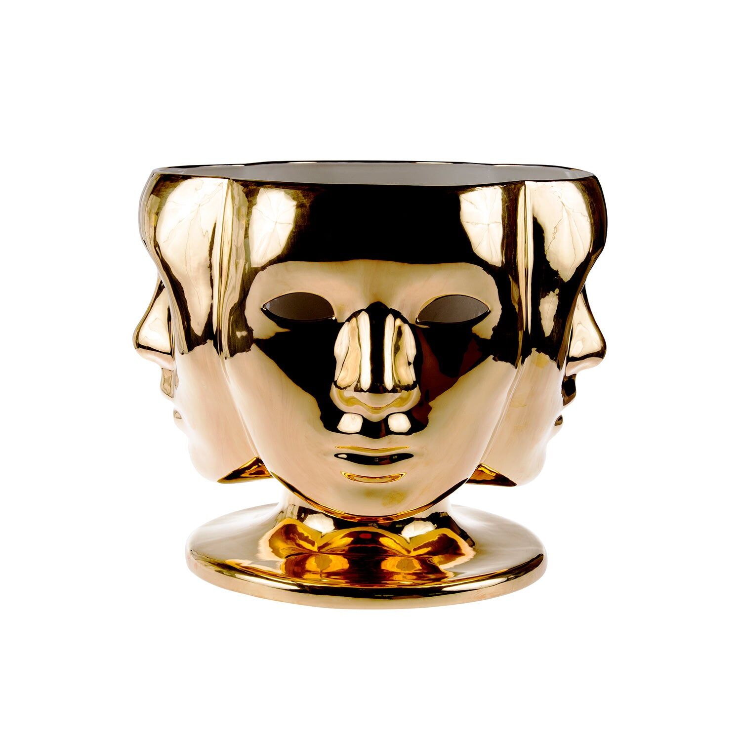 Vases Nobody By Fabio Novembre - Shiny Gold — Villari, collection Декор