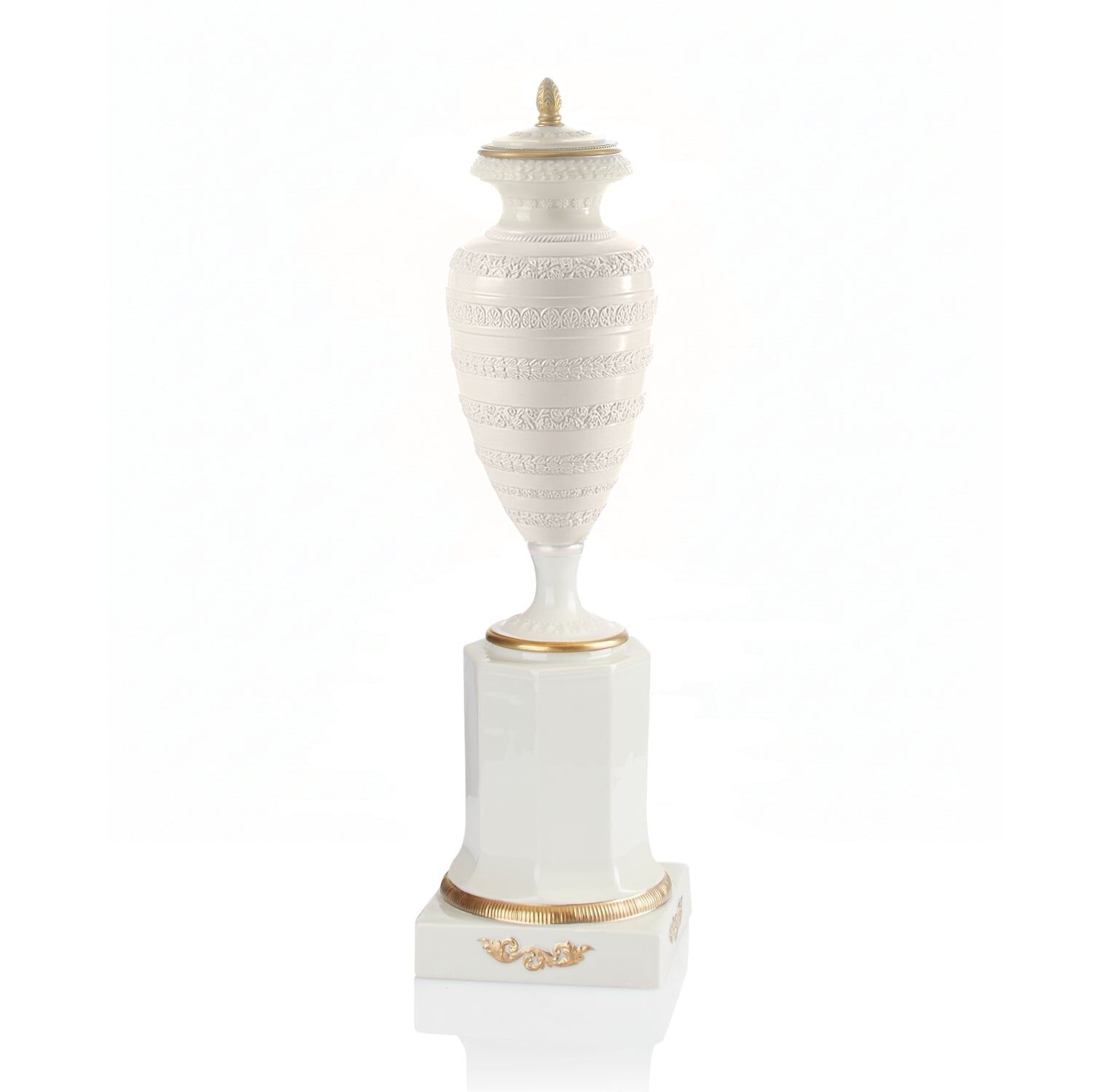 Vases Princess Mafalda Potiche - White — Villari, collection Декор