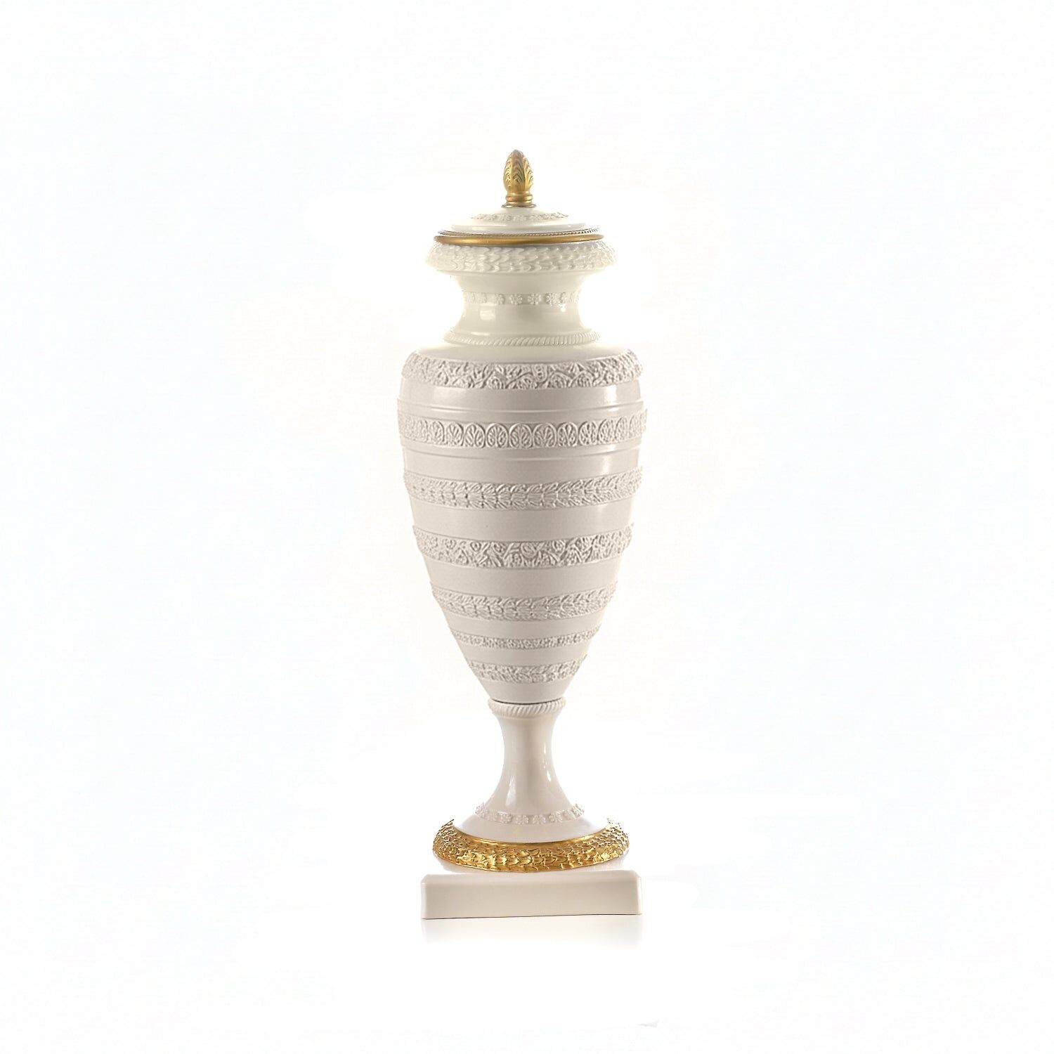 Vases Princess Mafalda Small Potiche - White — Villari, collection Декор
