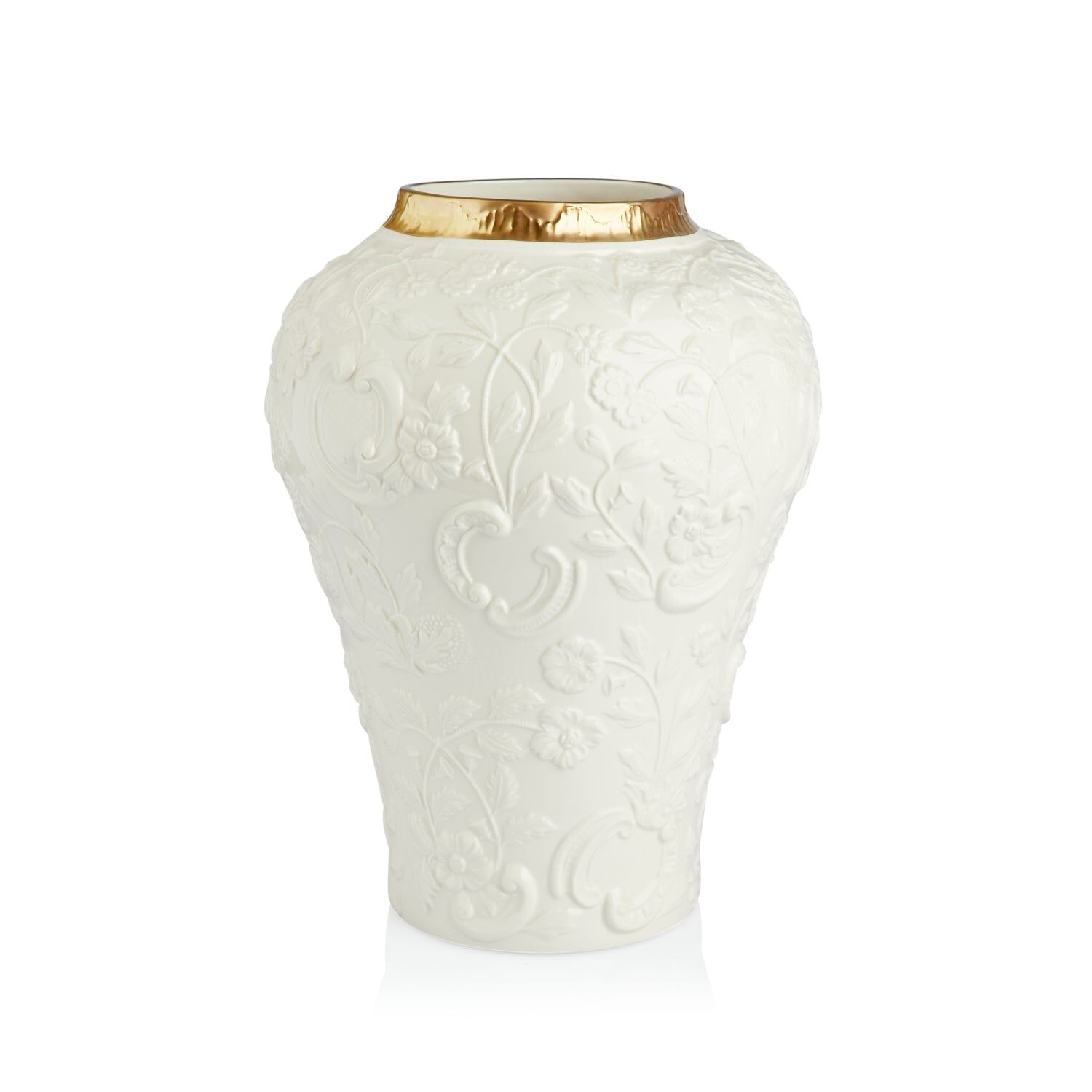 Vases Taormina Large Vase - White & Gold — Villari, collection Декор