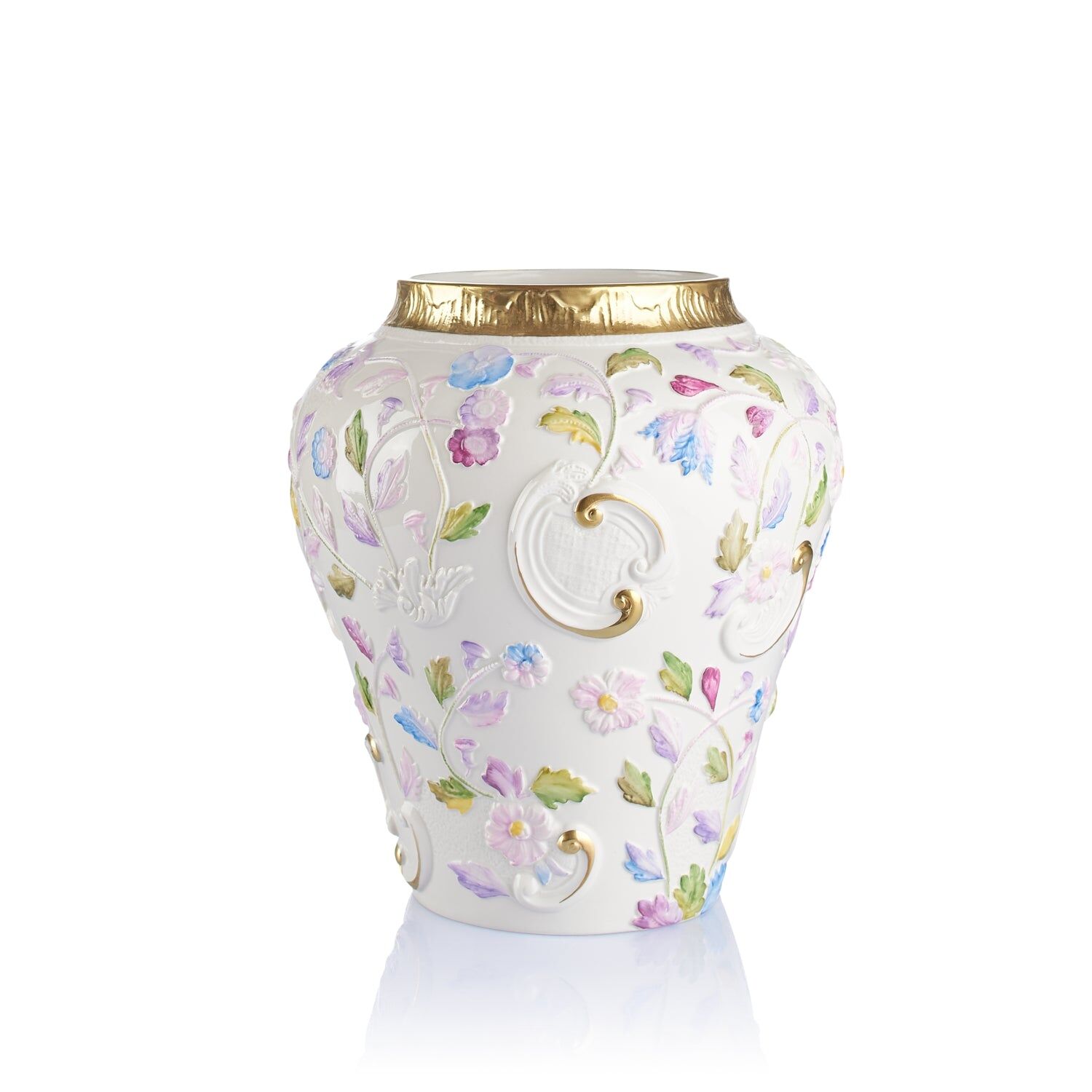 Vases Taormina Small Vase - Multicolor & Gold — Villari, collection Декор