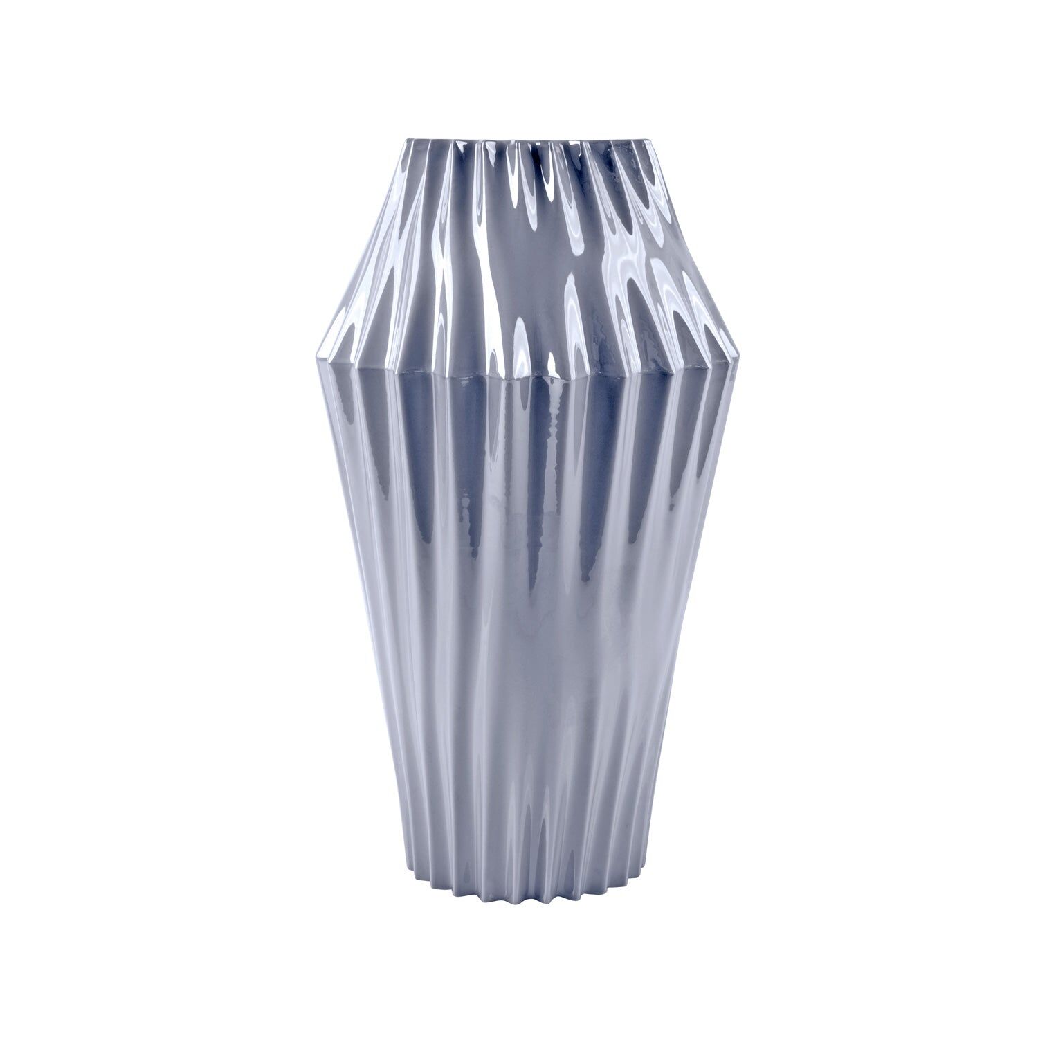 Vases Vertigo Medium Vase - Pearly Avio — Villari, collection Декор