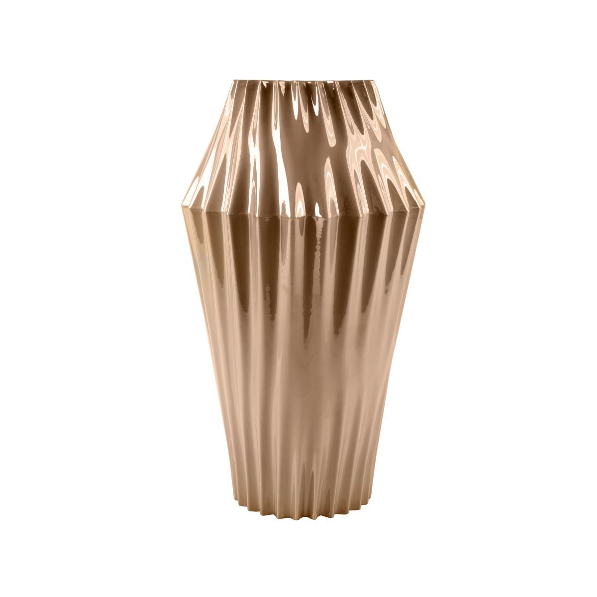 Vases Vertigo Medium Vase - Pearly Caramel — Villari, collection Декор