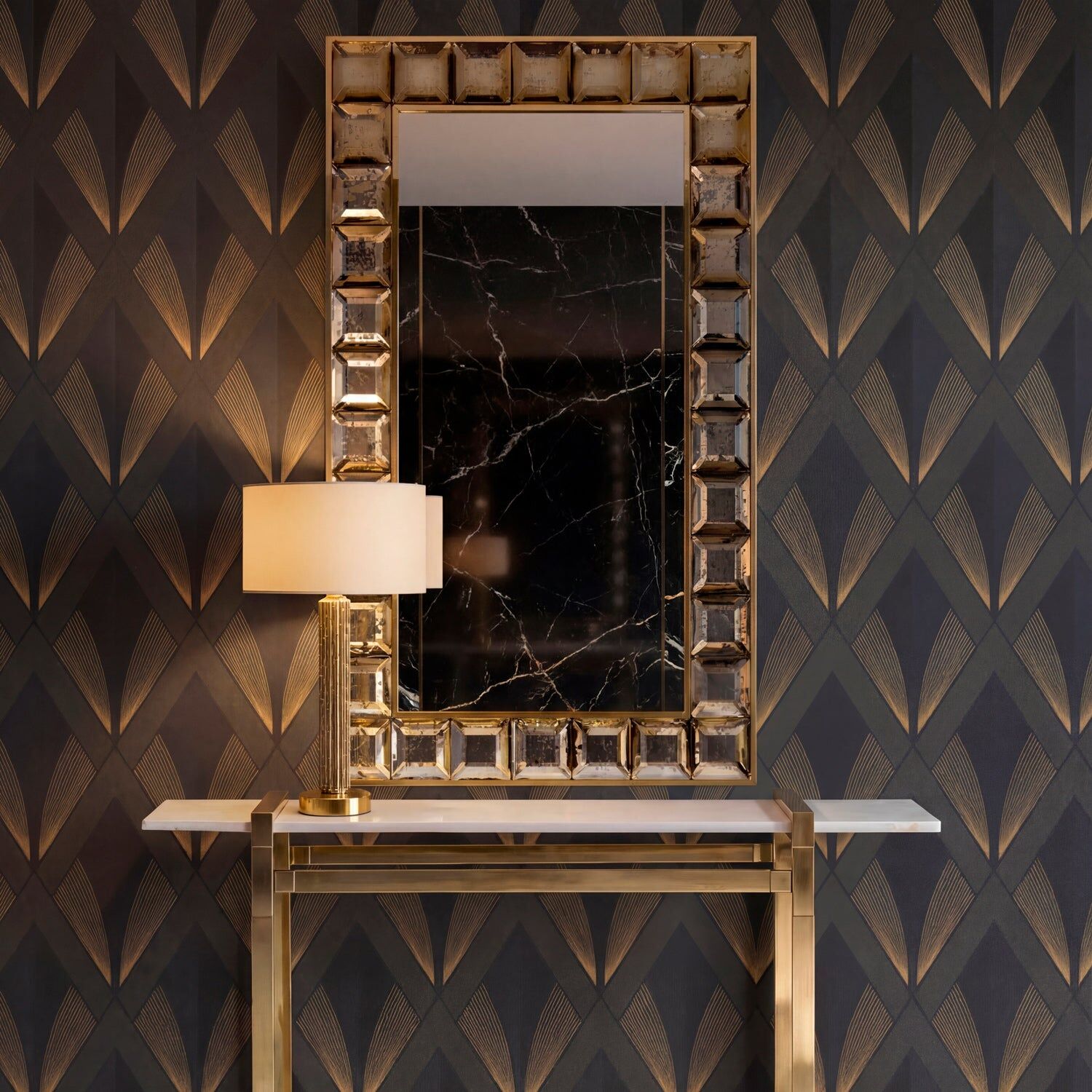 Зеркало Adamant Medium Mirror - Tabacco — Villari, кадр 2
