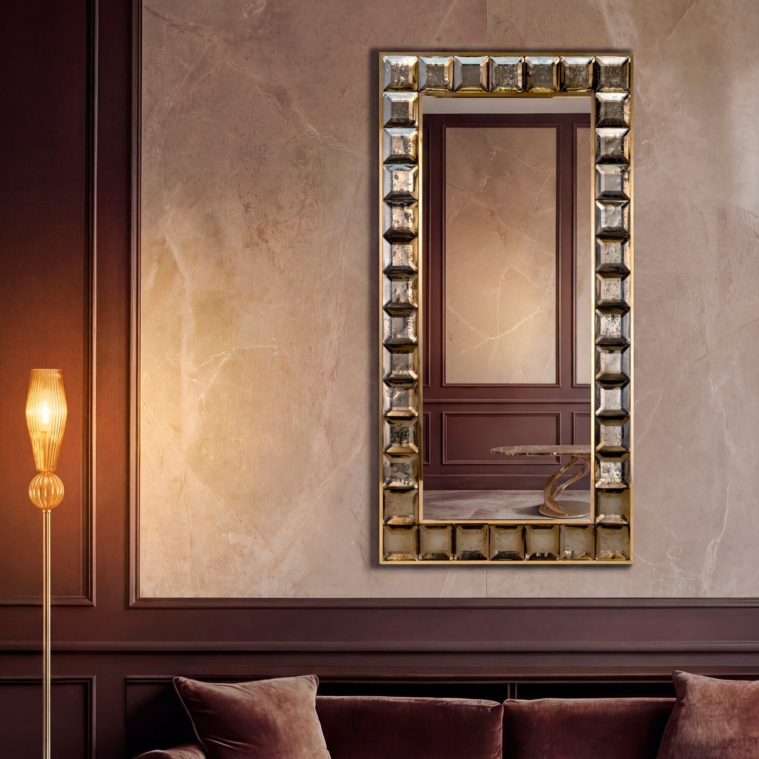 Зеркало Adamant Mirror - Tabacco — Villari, кадр 2
