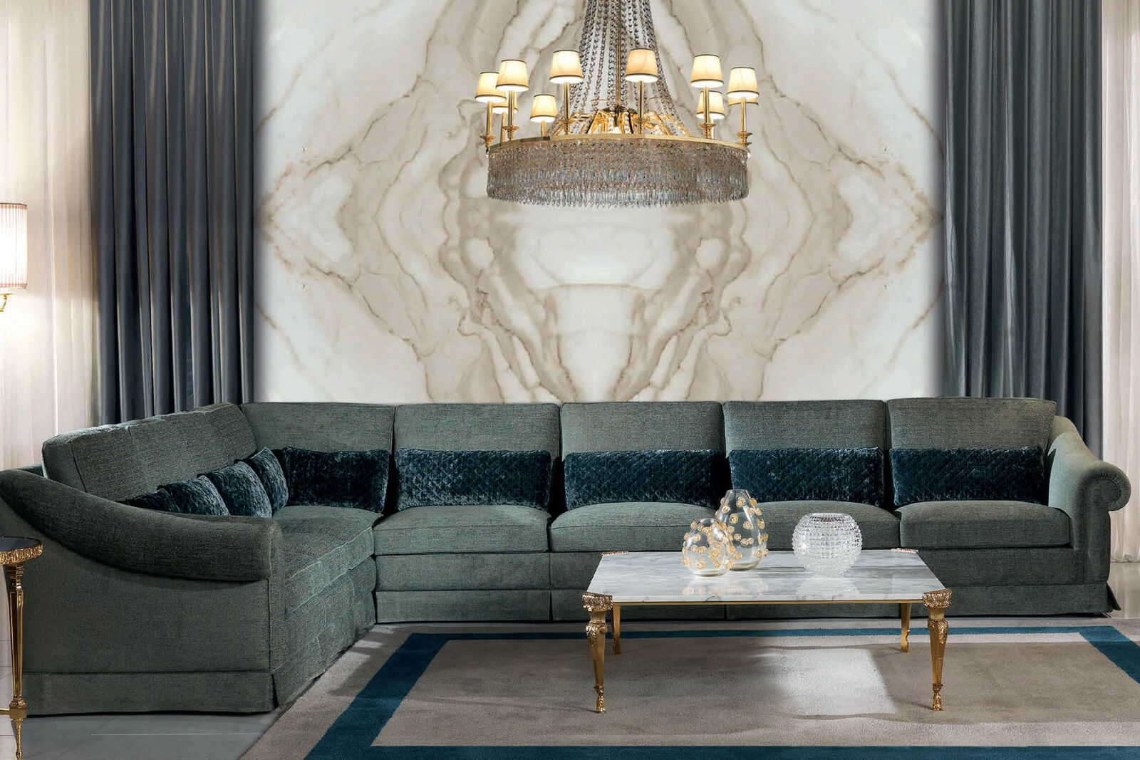 Sofas Portofino — Zanaboni, collection Classic