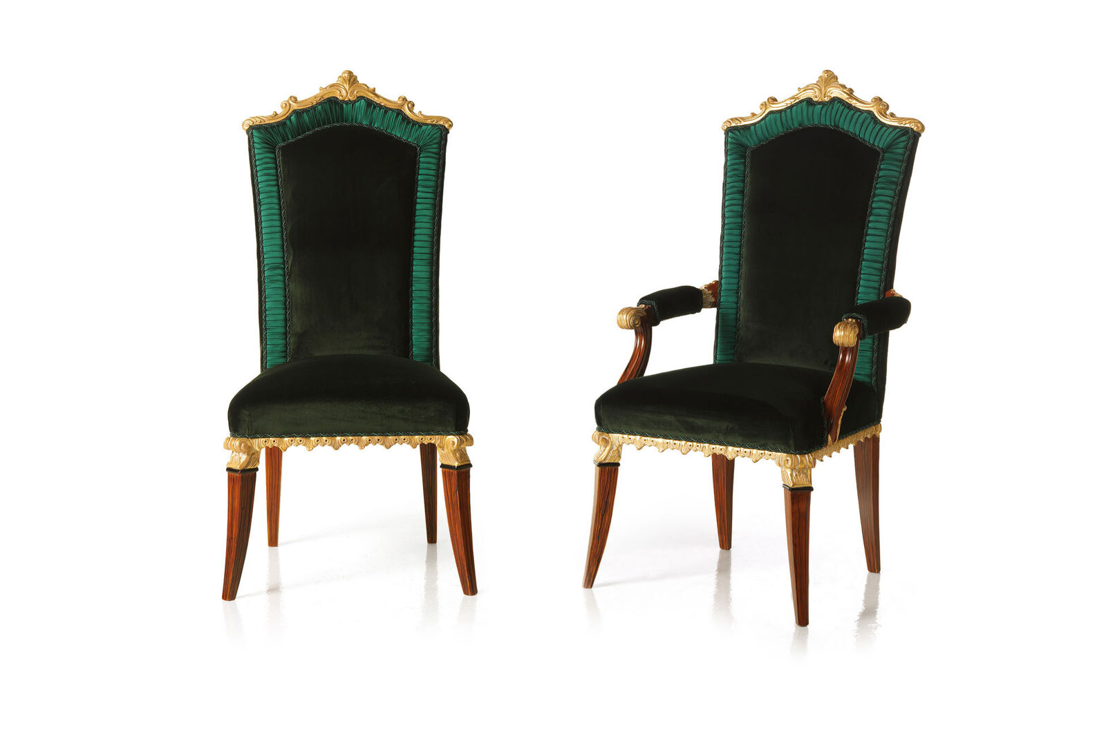 Chairs S/4200 & P/4200 — Zanaboni, collection Classic